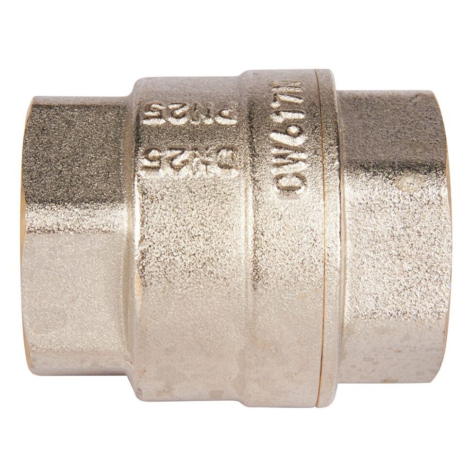 ROMMER RVC-0002-000025 ROMMER 1  Клапан обратный пружинный муфтовый с пластиковым седлом