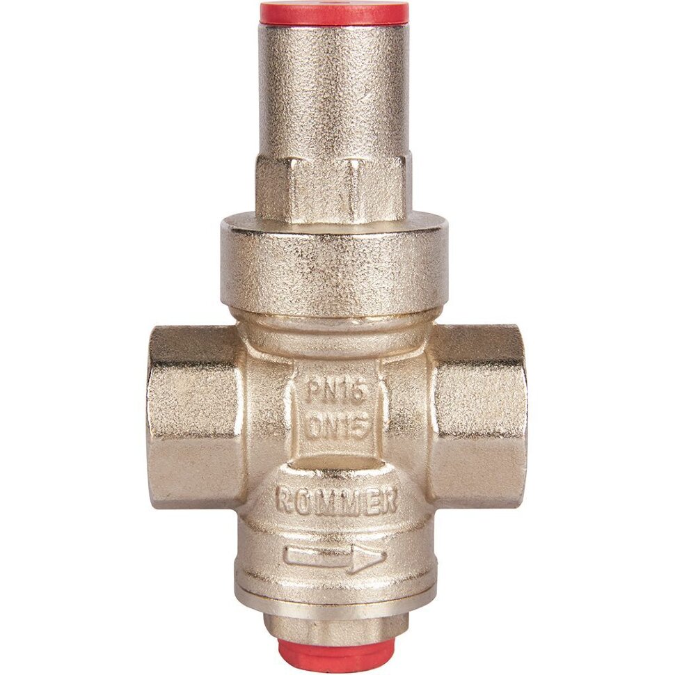 ROMMER RVS-0010-000015 ROMMER Редуктор давления PN16 вн/вн 1/2  с выходом под манометр