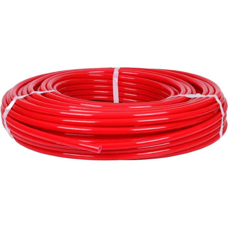 Труба из сшитого полиэтилена ROMMER PEX с кислородным слоем, красная, 16х2,0 (бухта 240 метров)