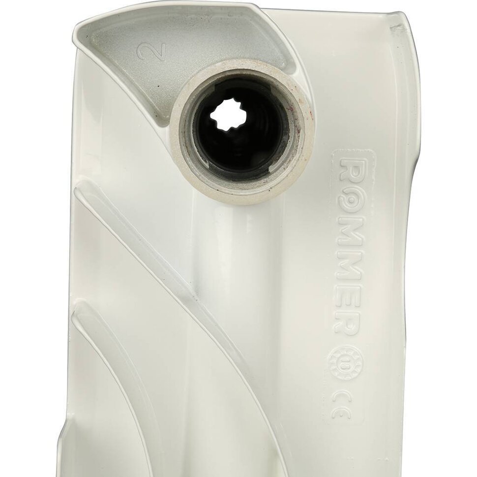 ROMMER Plus 500 Plus 500 12 секций радиатор алюминиевый (RAL9016)