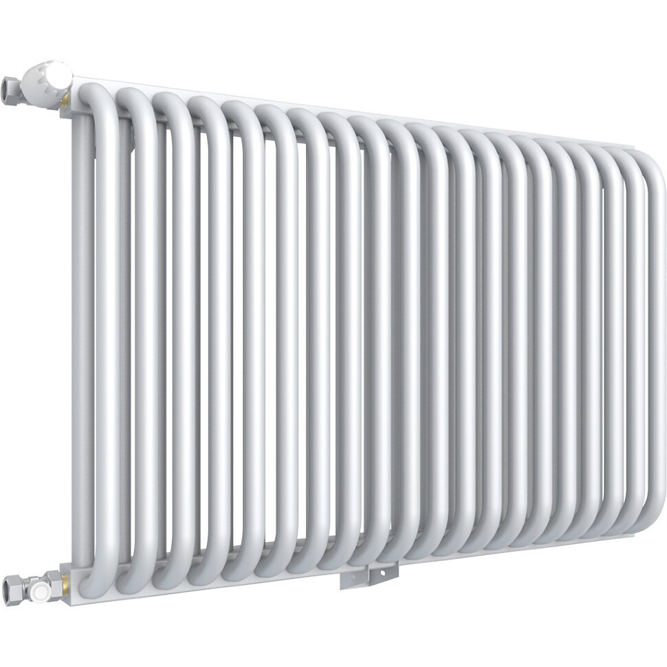 ROMMER RST-205014-020 ROMMER RST 2050/14 радиатор стальной 2 трубчатый нижнее правое подключение RAL9016