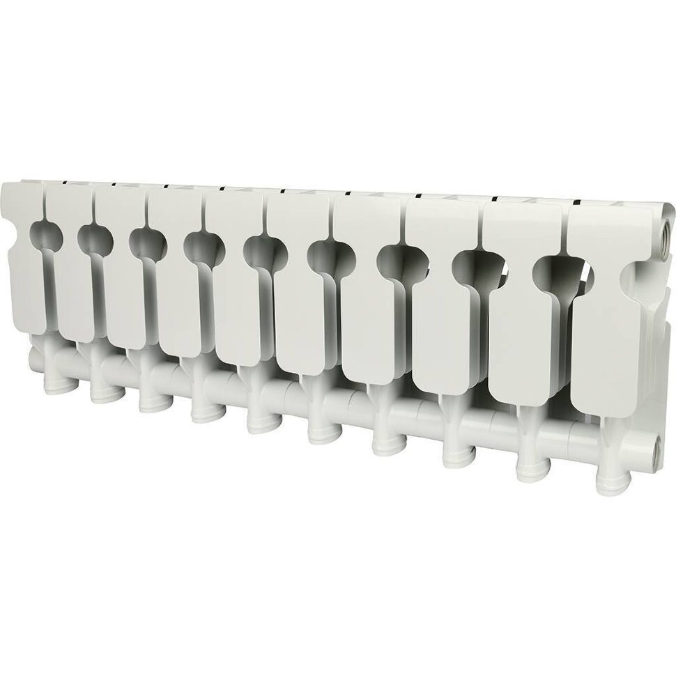 ROMMER Plus 200 Plus 200 10 секций радиатор алюминиевый (RAL9016)
