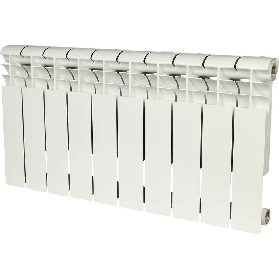 ROMMER Profi BM 350 (BI350-80-80-130) Profi BM 350 (BI350-80-80-130) 10 секций радиатор биметаллический (RAL9016)