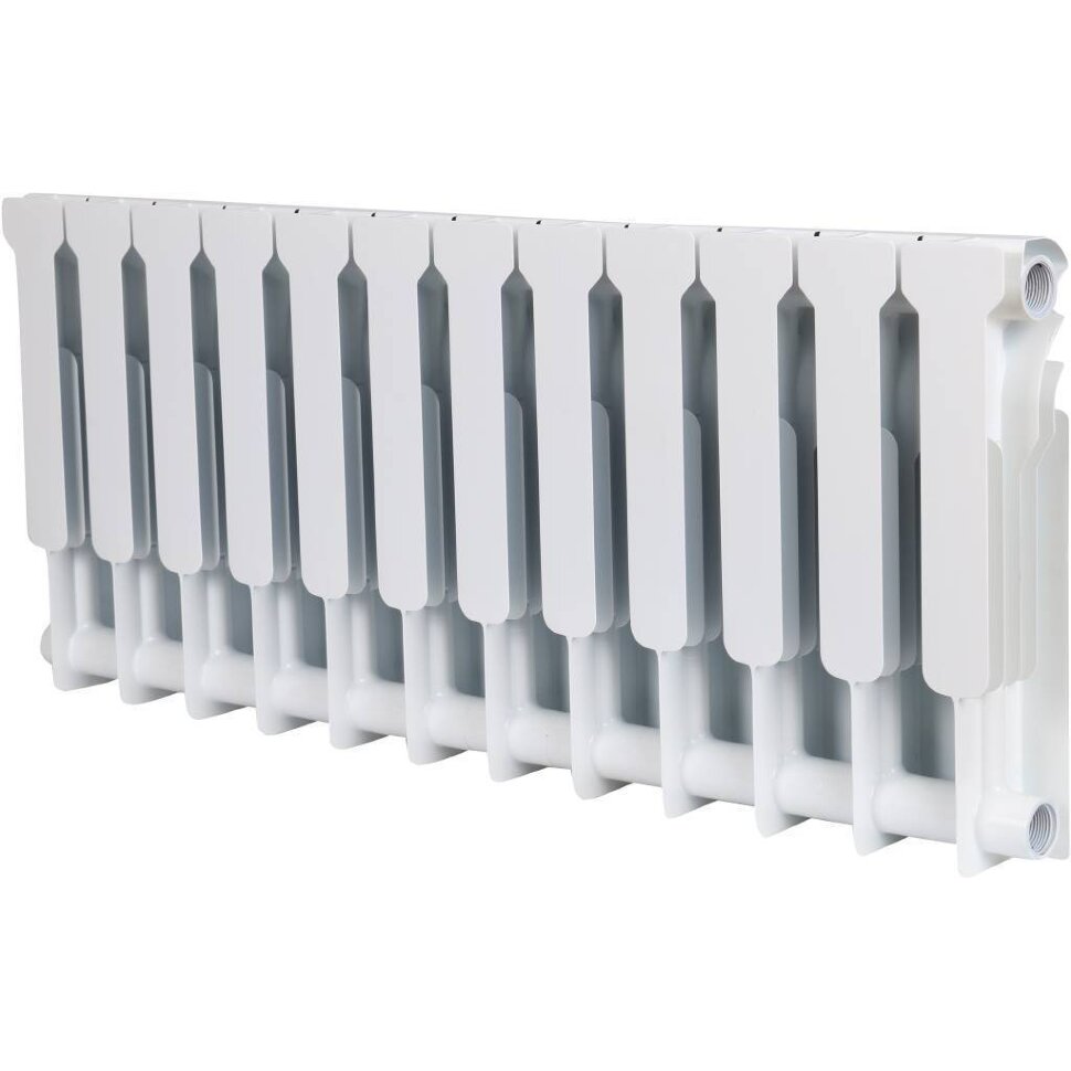 ROMMER Profi BM 350 (BI350-80-80-130) Profi BM 350 (BI350-80-80-130) 12 секций радиатор биметаллический (RAL9016)